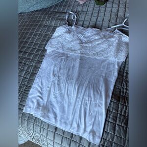 New Hanro White Lace Camisole Top